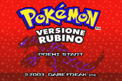 Pokemon - Ruby Version: Title